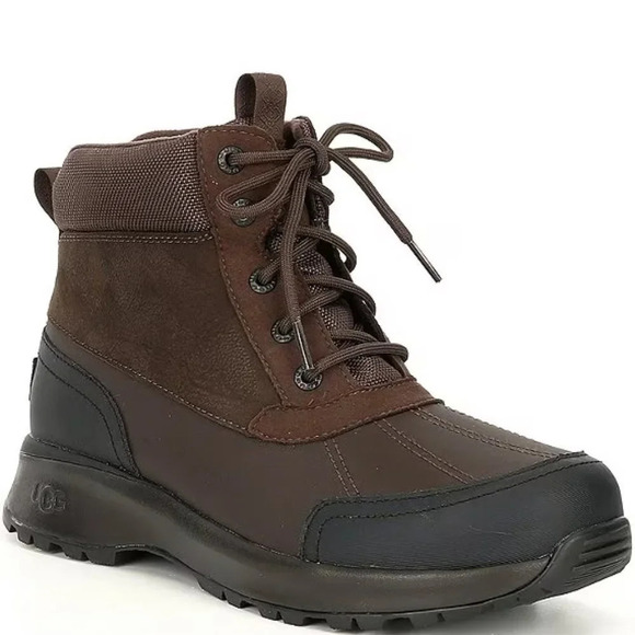 UGG Men\'s Emmett Cold Weather Duck Boots in Stout.  Sz: 8 main image 12
